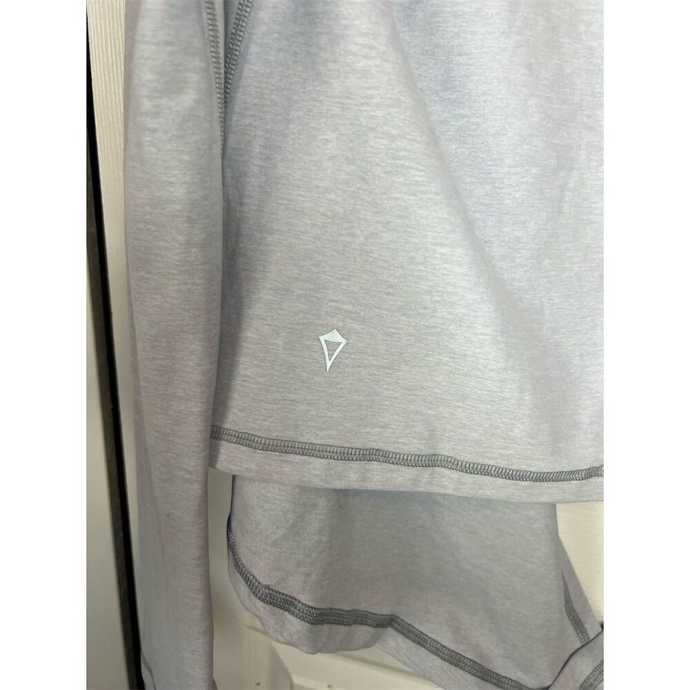 Ivivva by Lululemon Girls Gray Wrap Cardigan Sweater Size 12 Casual - Picture 3 of 7